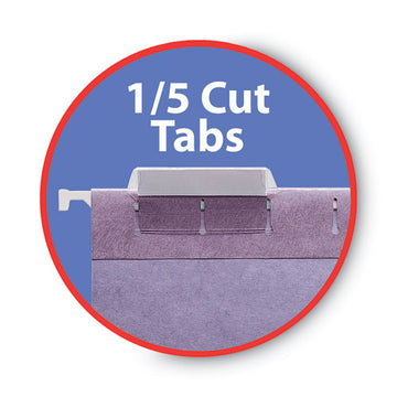 Smead® Colored Hanging File Folders, Letter Size, 1-5-cut Tab, Lavender, 25-box freeshipping - TVN Wholesale